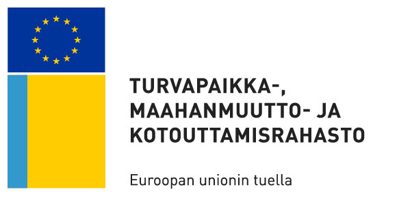 Asyl-, migrations- och integrationsfondens logotyp.