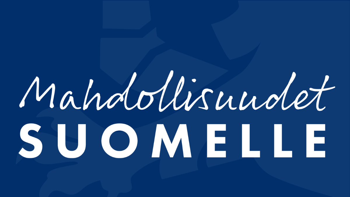 Mahdollisuuksien Suomi banneri