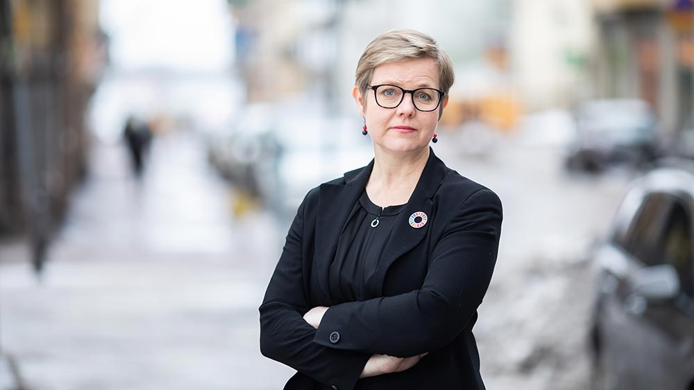 inrikesminister Krista Mikkonen.