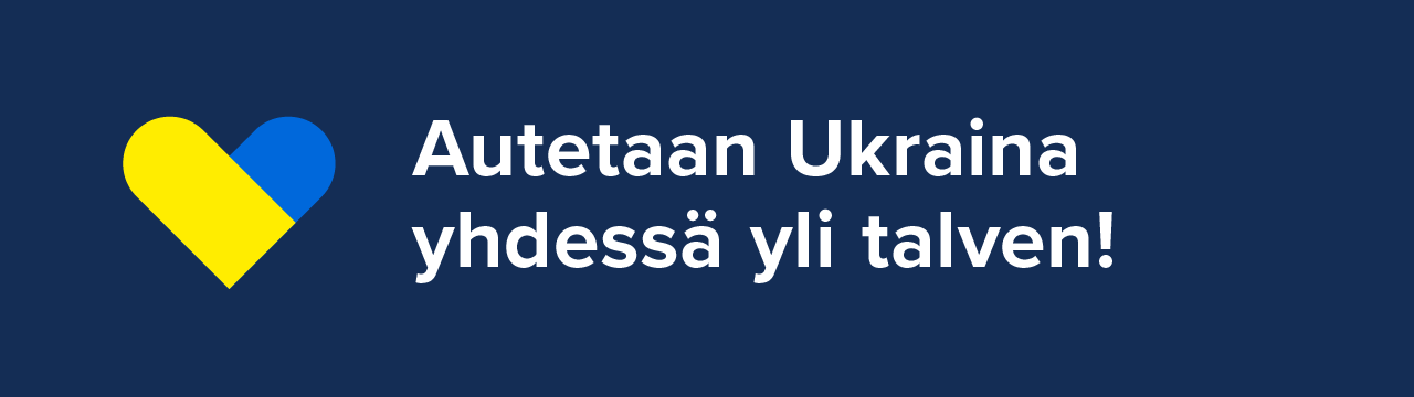 Autetaan Ukraina yhdessä yli talven!